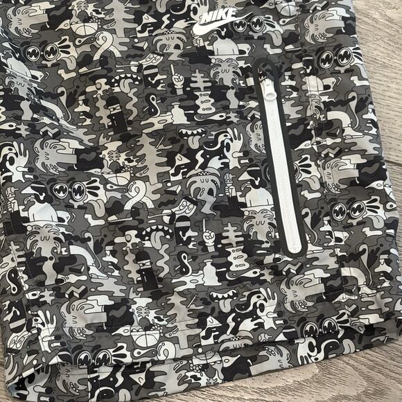 Nike Prodigy Summer Solstice Shorts Mens Size 38 White Black Print Crazy Print - Picture 2 of 6